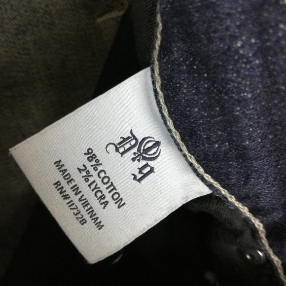 D9 District 9 Womens Jeans Turner Curvy Boot Blue Denim Jeweled Dark Wash 30 New - Picture 15 of 16